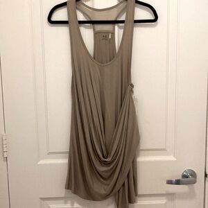 9/15 NWT Exclusively at Saks Fifth Avenue Tunic Top/Coverup in khaki. Size Small